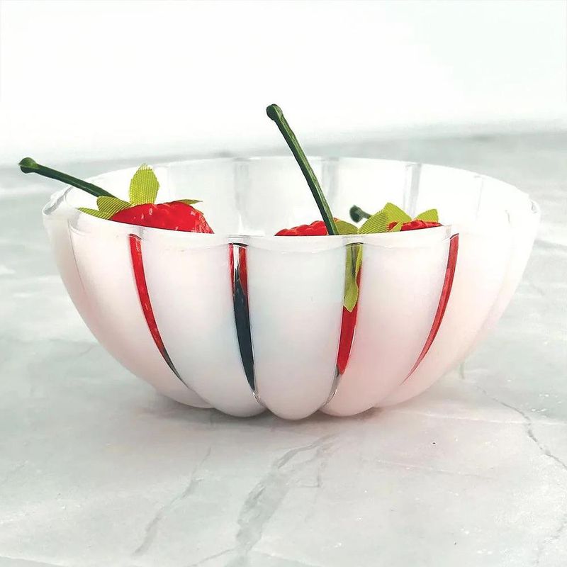 Tazón DolceVita de 12 cm Blanco Perla para Snacks, Postres o Porciones Individuales