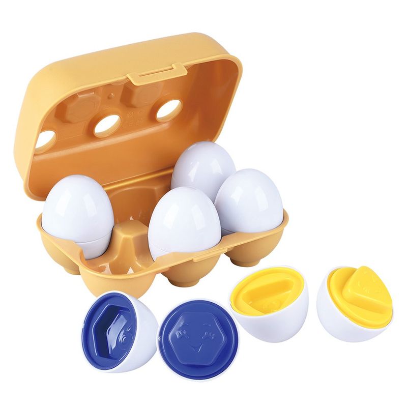 Set Didáctico Huevitos Clasificadores de Figuras con Números y Colores