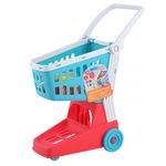 Carrito de Supermercado con Alimentos Multicolor