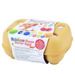Set Didáctico Huevitos Clasificadores de Figuras con Números y Colores