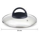 Tapa de Vidrio para Ollas y Sartenes de 20 Cm