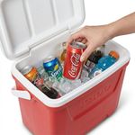 Hielera Laguna Cool Riser de 26.5 Litros Color Rojo