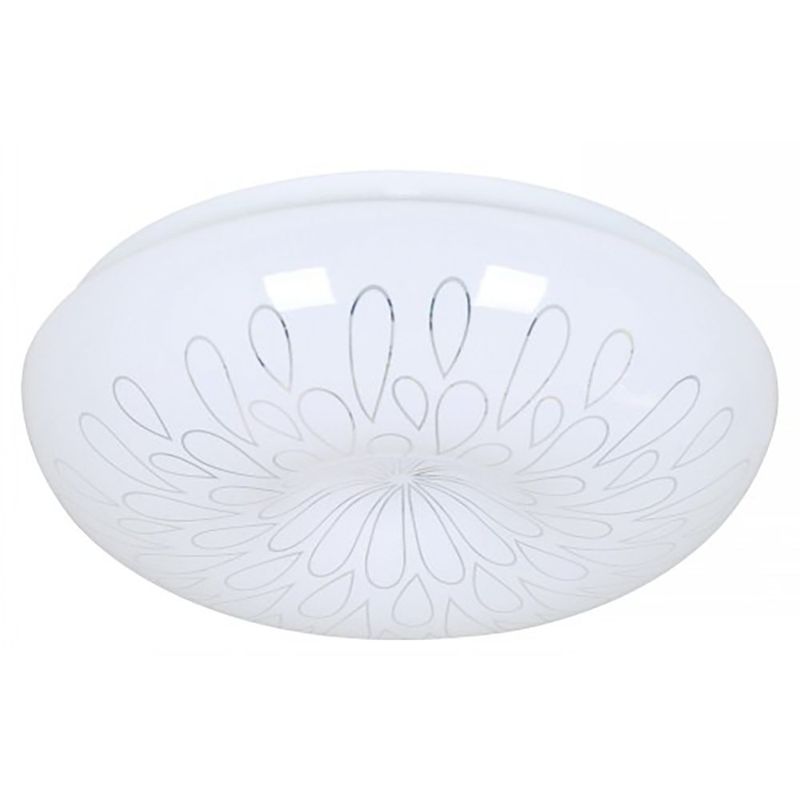 Plafón Led Color Blanco Redondo con Diseño Decorativo de 12 W 2CCT