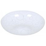 Plafón Led Color Blanco Redondo con Diseño de Círculos de 24 W 2CCT