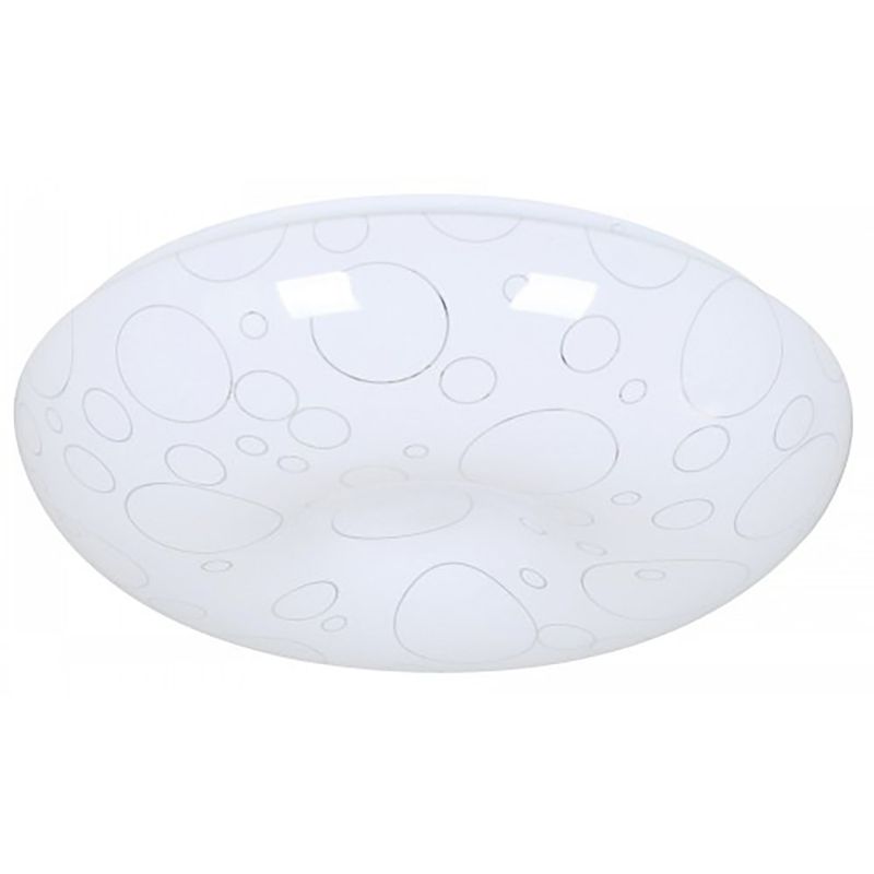 Plafón Led Color Blanco Redondo con Diseño de Círculos de 24 W 2CCT
