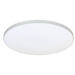 Plafón Led Klasik Color Plateado Redondo de Diseño Minimalista de 24 W CCT