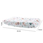 Funda para Cambiador de Muselina Bebe au Lait Suave Diseño Sirenas