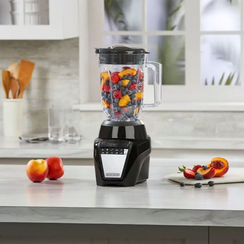 Licuadora Ice Crush de 8 Velocidades Color Negro con Jarra de Plástico