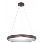 Lámpara de Colgar LED Tipo Aro Color Café Luz Neutra