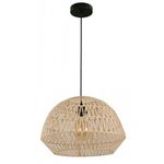 Lámpara de Colgar de Rattan 1 Luz