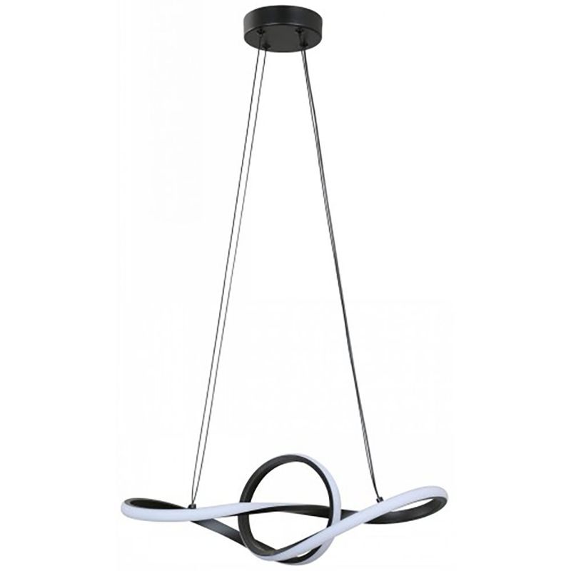 Lámpara de Colgar Led CCT Tipo Nudo Color Negro