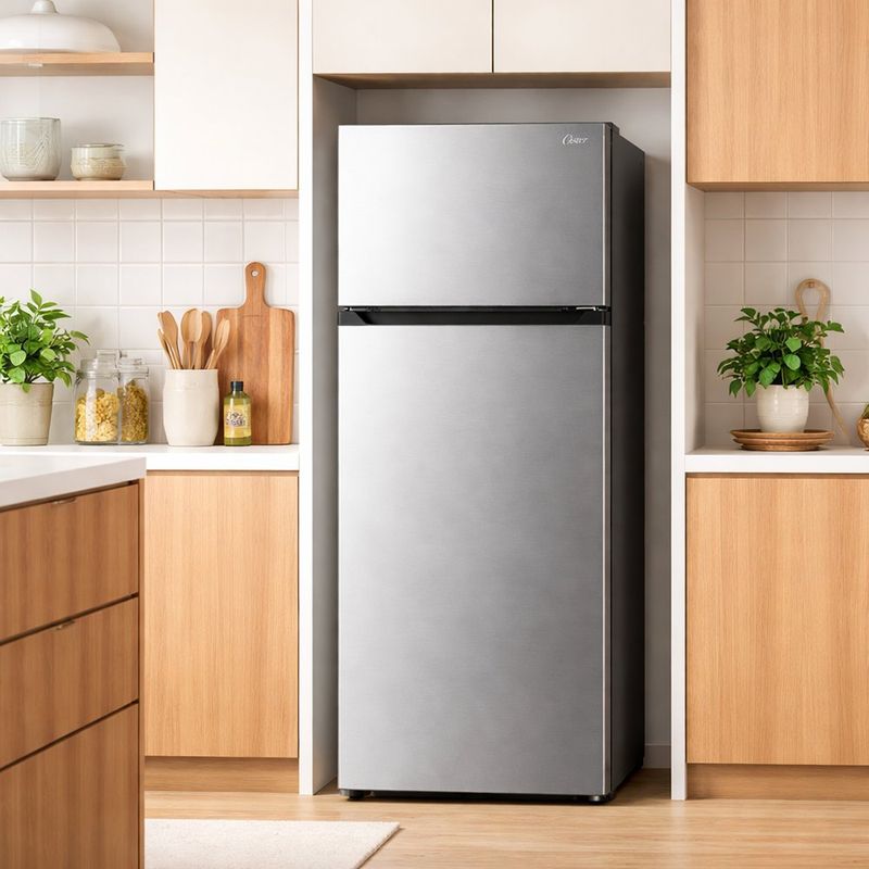 Refrigerador Frost con 2 Puertas de Acero Inoxidable de 7 Pies³