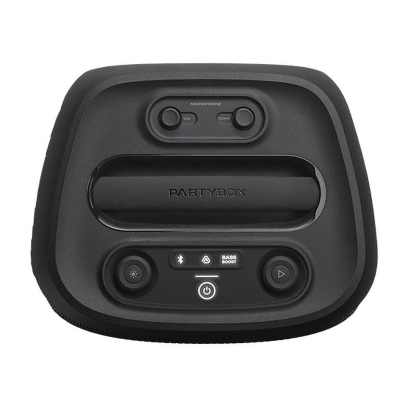 Bocina Portátil JBL PartyBox Encore 2 Karaoke de 100 W Bluetooth con 2 Micrófonos Inalámbricos