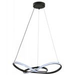 Lámpara de Colgar LED CCT Diseño Tipo Nudo Color Negro