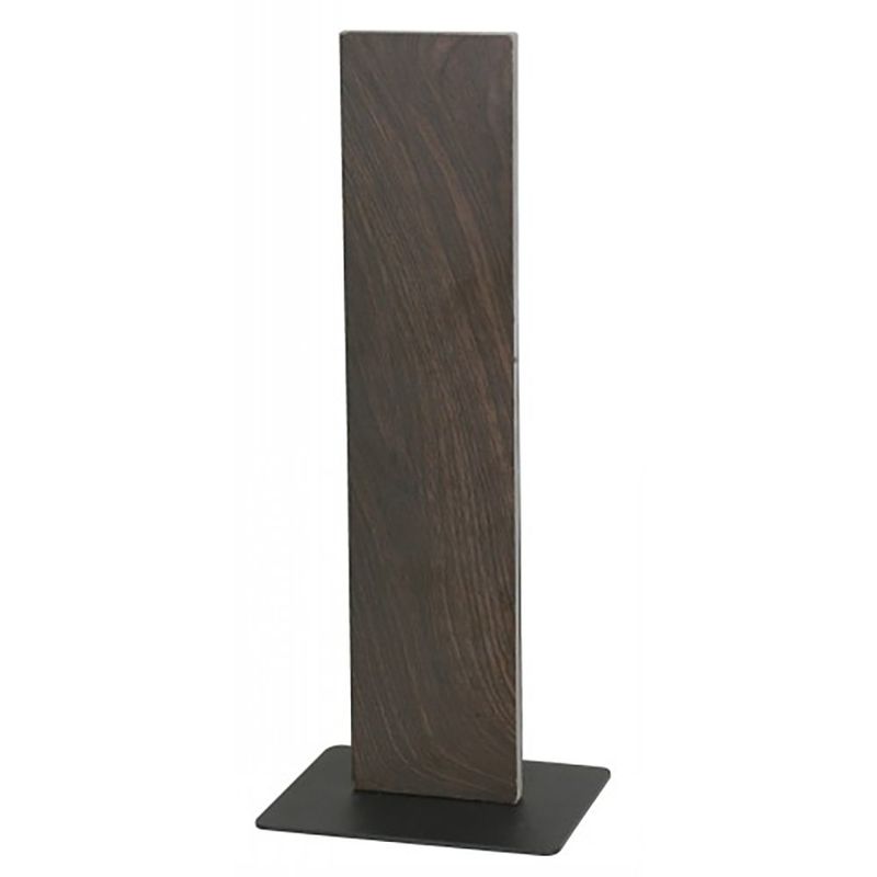 Lámpara de Mesa Lineal Tipo Madera con Luz Cálida
