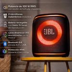 Bocina Portátil JBL PartyBox Encore 2 Karaoke de 100 W Bluetooth con 2 Micrófonos Inalámbricos