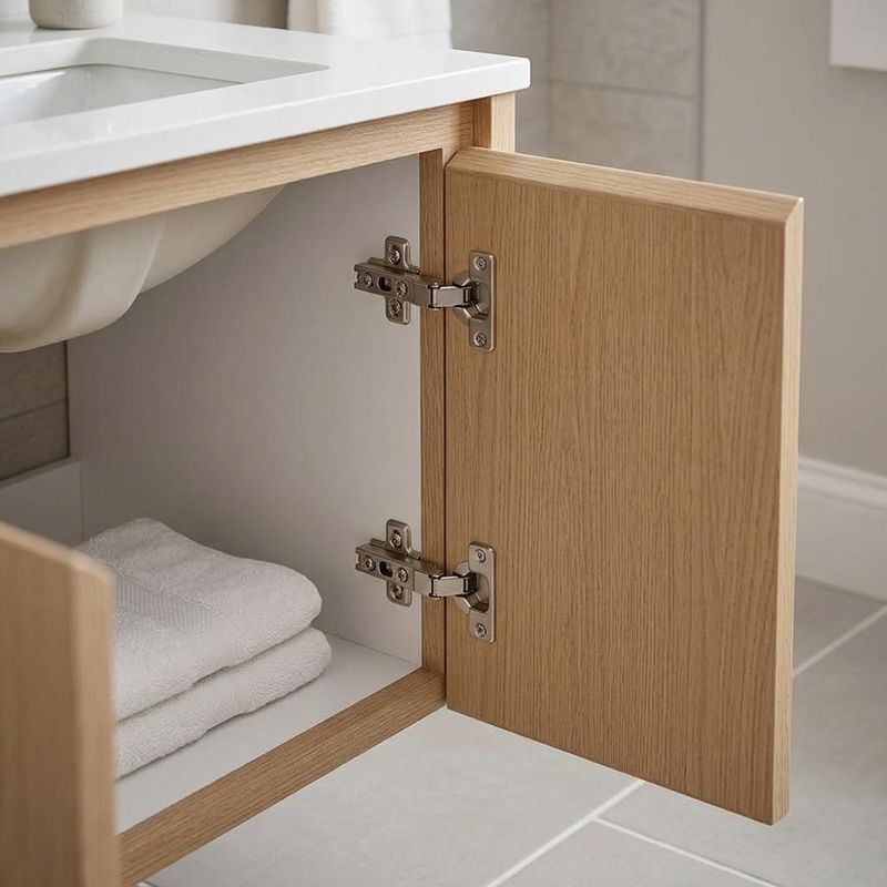 Bisagra Bidimensional Acero Canto Medio para Gabinete de 110°