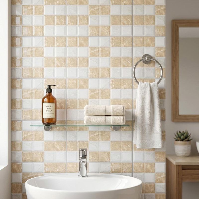 Muro Cerámico Toscana Acabado Brillante Color Café de 24.5 x 39.5 cm en Caja de 1.5 m²