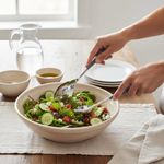 Set de 2 Servidores para Ensalada Feeling Color Gris en Acero Inoxidable