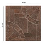 Piso Cerámico Juárez Moca Acabado Mate Color Café de 31 x 31 cm en Caja de 2 m²