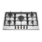 Cooktop a Gas Hisense HGH751SS01 30 plg 5 Quemadores en Acero Inoxidable