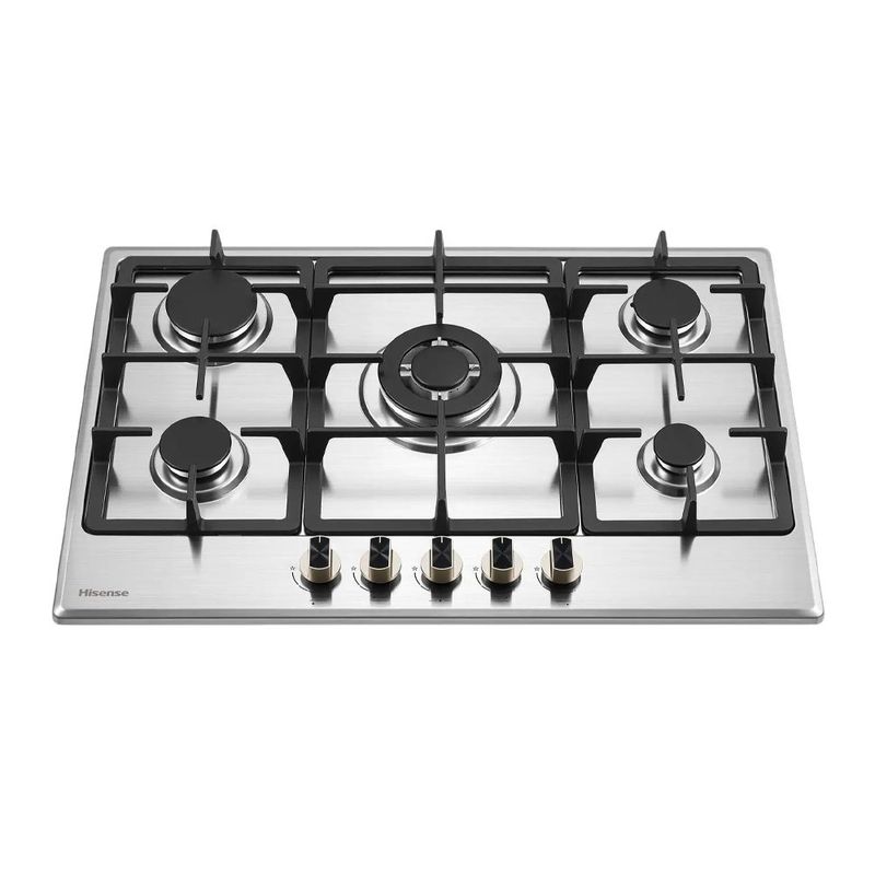 Cooktop a Gas Hisense HGH751SS01 30 plg 5 Quemadores en Acero Inoxidable