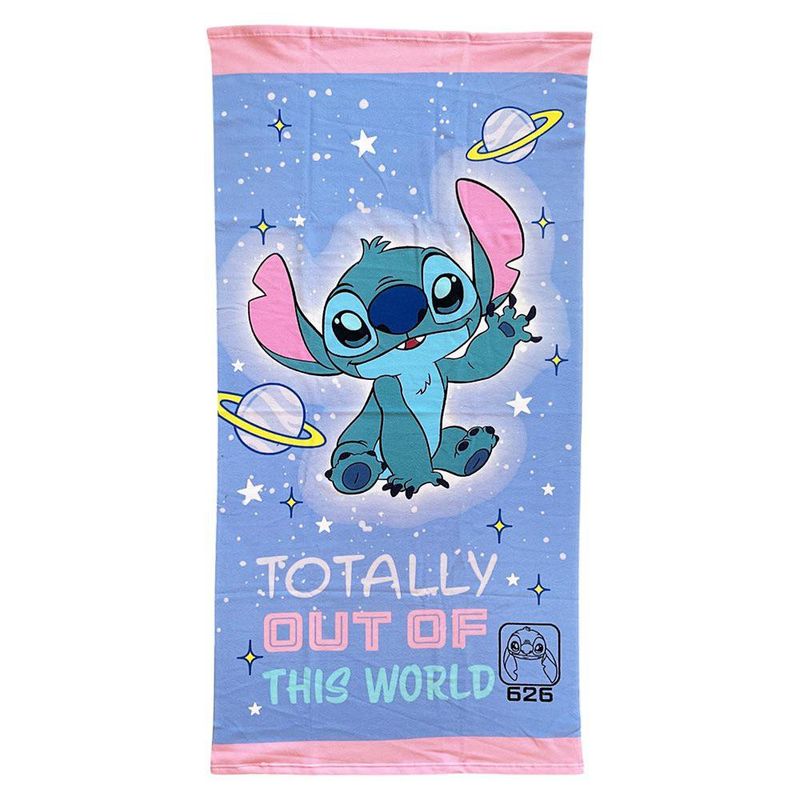 Toalla Infantil Diseño Disney Stitch de 70 x 140 Cm