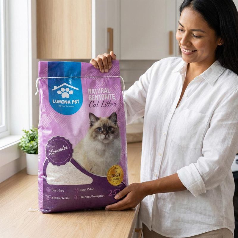 Arena para Gato Aroma a Lavanda de 20 Kg