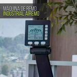 Máquina de Remo Industrial AireMo para Cardio con Resistencia de Aire y Monitor LCD