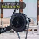 Máquina de Remo Industrial AireMo para Cardio con Resistencia de Aire y Monitor LCD