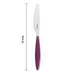 Cuchillo para Mesa Feeling con Mango Color Morado y Acabado en Acero Inoxidable