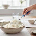 Cuchara para Servir Arroz Feeling Color Azul en Acero Inoxidable