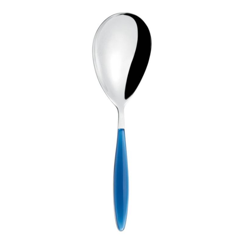Cuchara para Servir Arroz Feeling Color Azul en Acero Inoxidable