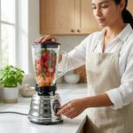 Licuadora Oster 465-15 con Jarra de Vidrio 1.25 l Acabado Cromado