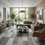 Piso Gres Bosco Gris Mate Color Gris de 60 x 60 cm en Caja de 1.44 m²