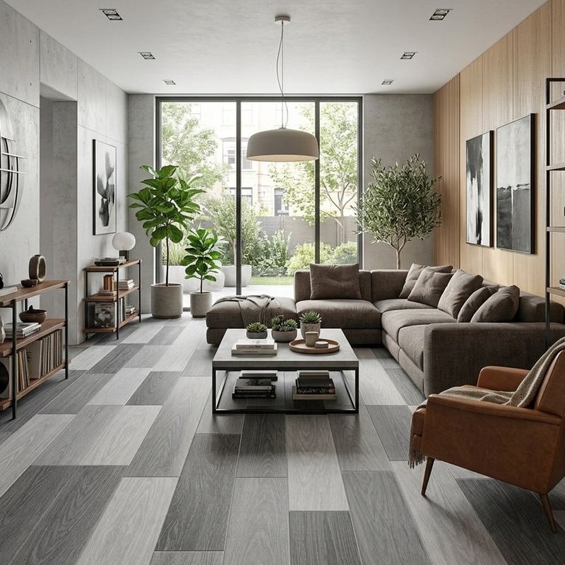Piso Gres Bosco Gris Mate Color Gris de 60 x 60 cm en Caja de 1.44 m²
