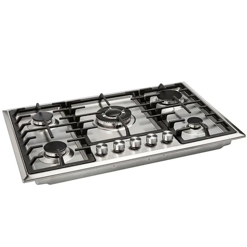 Cooktop a Gas Hisense 30 plg con 5 Quemadores de Acero Inoxidable