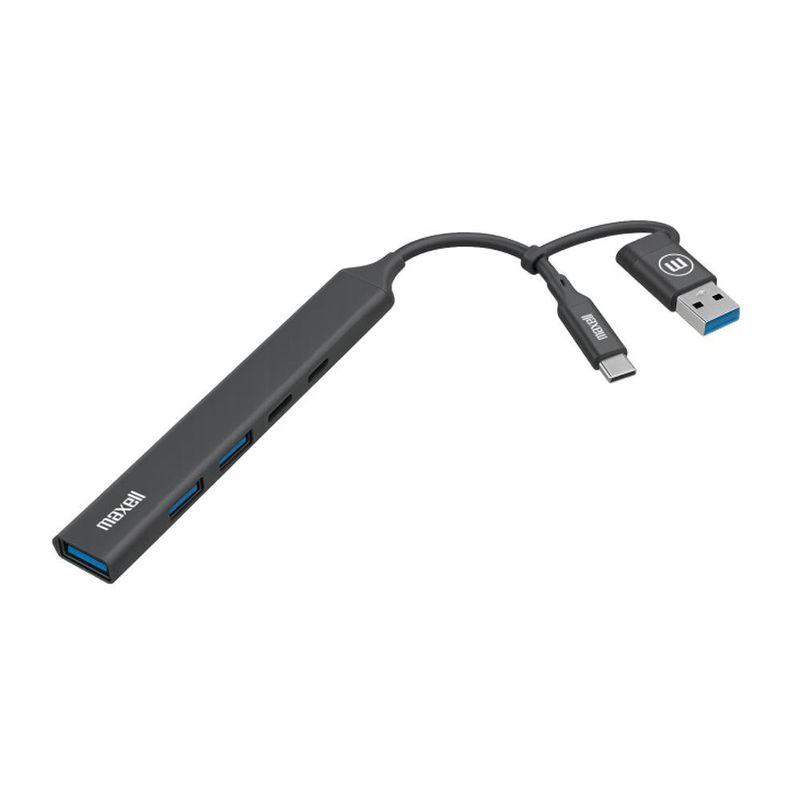 Adaptador Slim con 5 Puertos USB 3.2 de Alta Velocidad