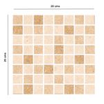 Piso Cerámico Creta Acabado Semibrillante Color Beige de 20 x 20 cm en Caja de 1 m²