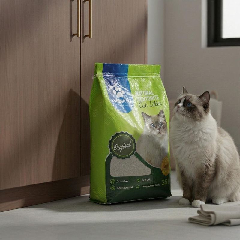 Arena Para Gato Bentonina sin Aroma de 20 Kg