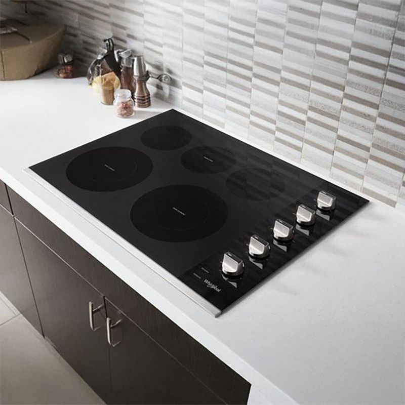 Cooktop Eléctrico Whirpool de Vitrocerámica 30 Plg con 5 Quemadores