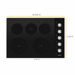 Cooktop Eléctrico Whirpool de Vitrocerámica 30 Plg con 5 Quemadores