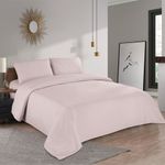 Set de Sábanas Tamaño Queen con 4 Piezas Colores Surtidos