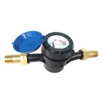 Contador de Agua Tavor 1/2 plg Chorro Multiple para Uso Domestico Color Negro