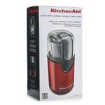 Molino de Café KitchenAid con Cuchillas de Acero Inoxidable Color Rojo