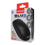 Mouse Inalámbrico Bluetooth BLU2 de 1600 DPI con 5 Botones Color Negro