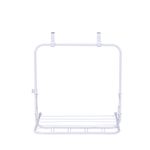 Tendedero de Puerta Metálico Plegable con Soporte Ajustable Color Blanco