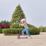 Monopatín Primo Ajustable con Luces LED Color Morado