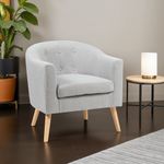 Sillón Joyce Individual Gris 70x64x75 Cm