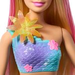 Muñeca Barbie Sirena Flores Mágicas